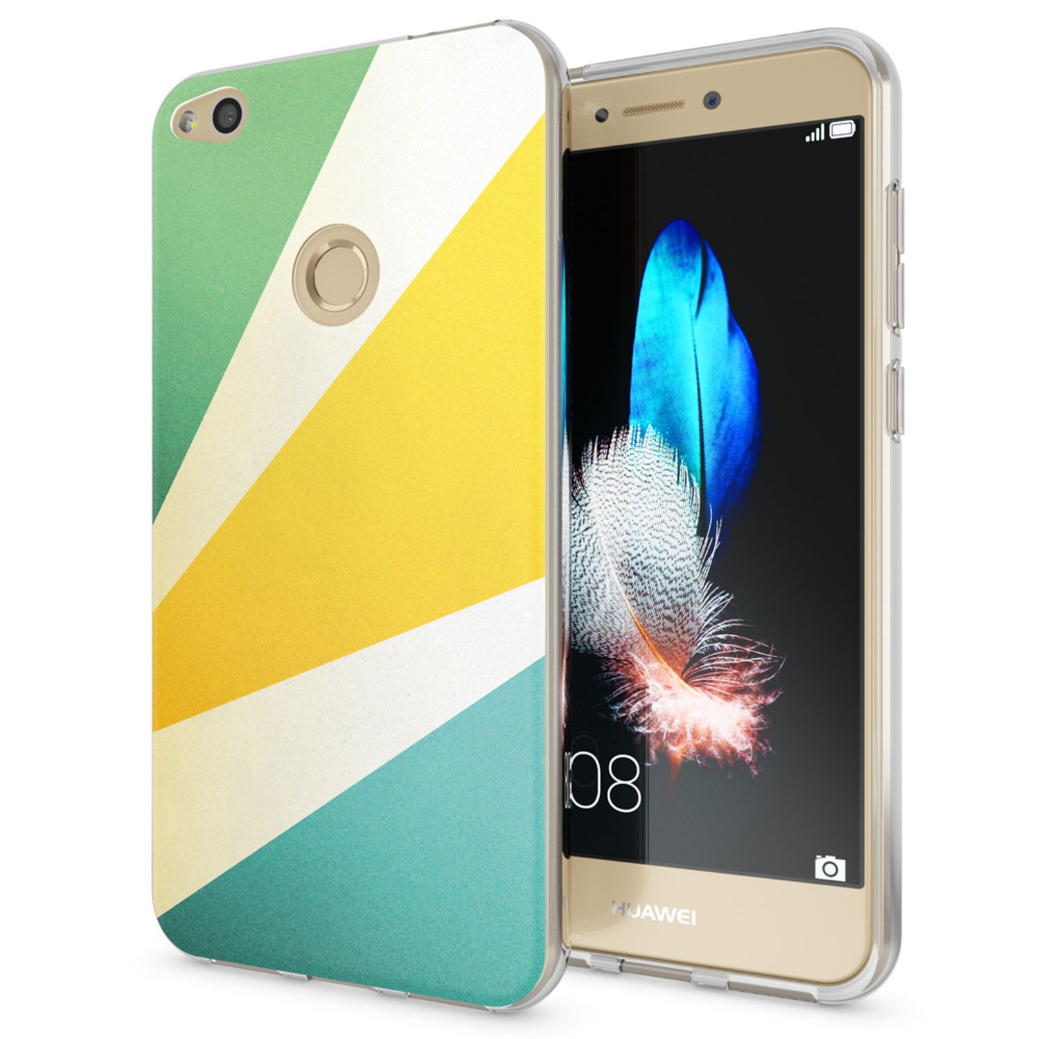 Huawei P8 Lite 2017 Hülle Handyhülle von NALIA, Slim Silikon Motiv Schutz Case Princess Pink NALIA