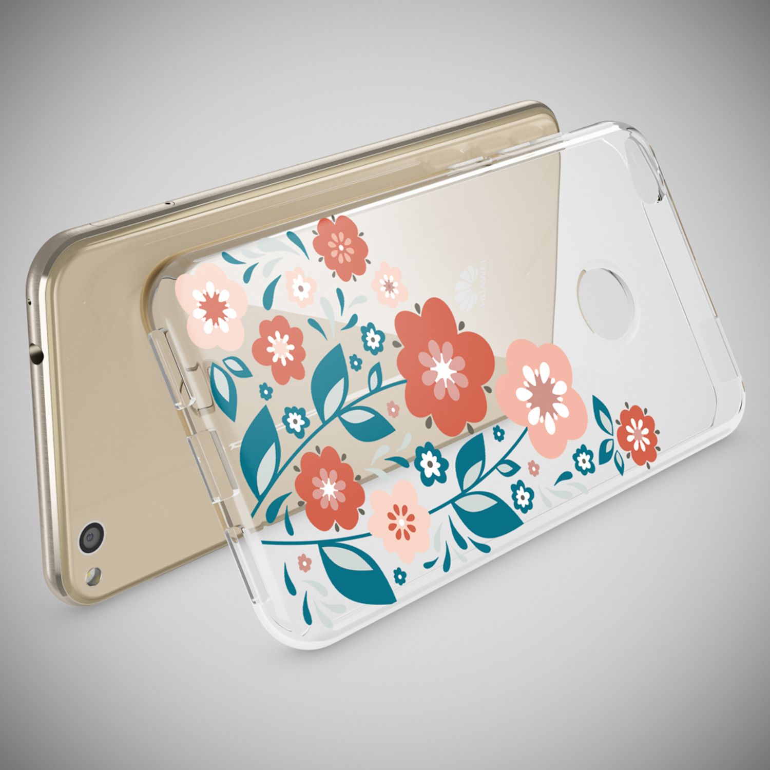 Huawei P8 Lite 2017 Hülle Handyhülle von NALIA, Slim Silikon Motiv Schutz Case Princess Pink NALIA