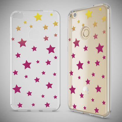 Huawei P8 Lite 2017 Hülle Handyhülle von NALIA, Slim Silikon Motiv Schutz Case Princess Pink NALIA