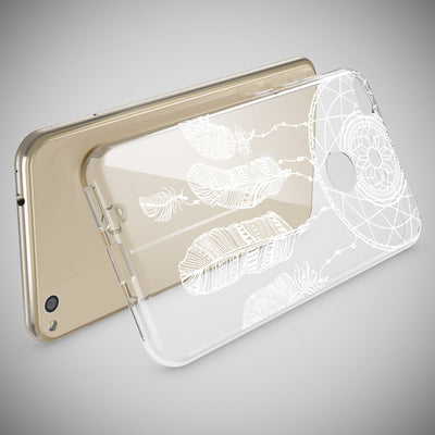 NALIA Handyhülle kompatibel mit Huawei P8 Lite 2017, Motiv Design Slim Silikon Case Cover, Crystal Schutzhülle Handy-Tasche Dünn, Muster Etui Backcover Smart-Phone Hülle Princess Pink NALIA SlimFit Hülle