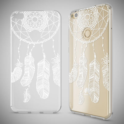 NALIA Handyhülle kompatibel mit Huawei P8 Lite 2017, Motiv Design Slim Silikon Case Cover, Crystal Schutzhülle Handy-Tasche Dünn, Muster Etui Backcover Smart-Phone Hülle Princess Pink NALIA SlimFit Hülle