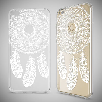 NALIA Handyhülle kompatibel mit Huawei P8 Lite 2017, Motiv Design Slim Silikon Case Cover, Crystal Schutzhülle Handy-Tasche Dünn, Muster Etui Backcover Smart-Phone Hülle Princess Pink NALIA SlimFit Hülle