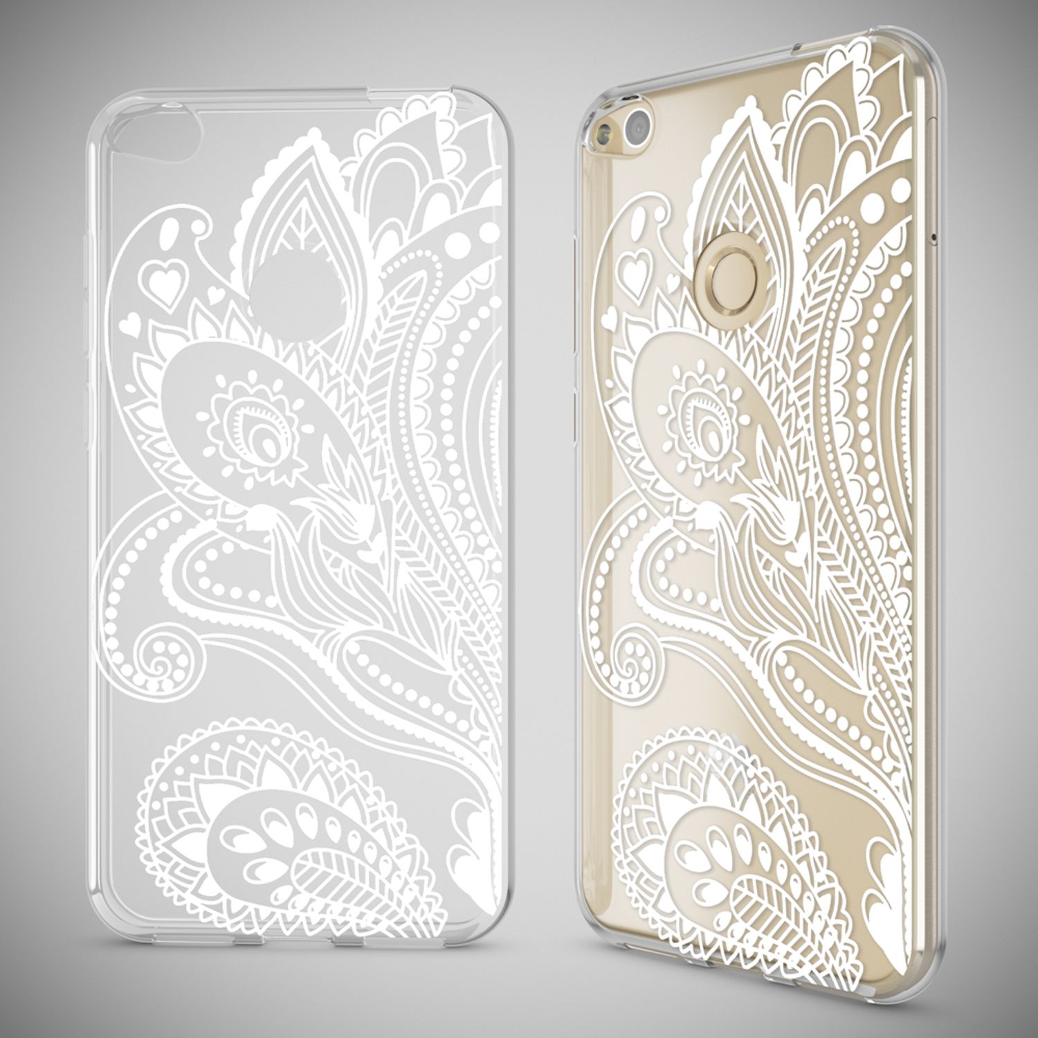 Huawei P8 Lite 2017 Hülle Handyhülle von NALIA, Slim Silikon Motiv Schutz Case Always Happy NALIA