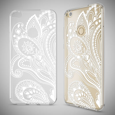 NALIA Handyhülle kompatibel mit Huawei P8 Lite 2017, Motiv Design Slim Silikon Case Cover, Crystal Schutzhülle Handy-Tasche Dünn, Muster Etui Backcover Smart-Phone Hülle Always Happy NALIA SlimFit Hülle