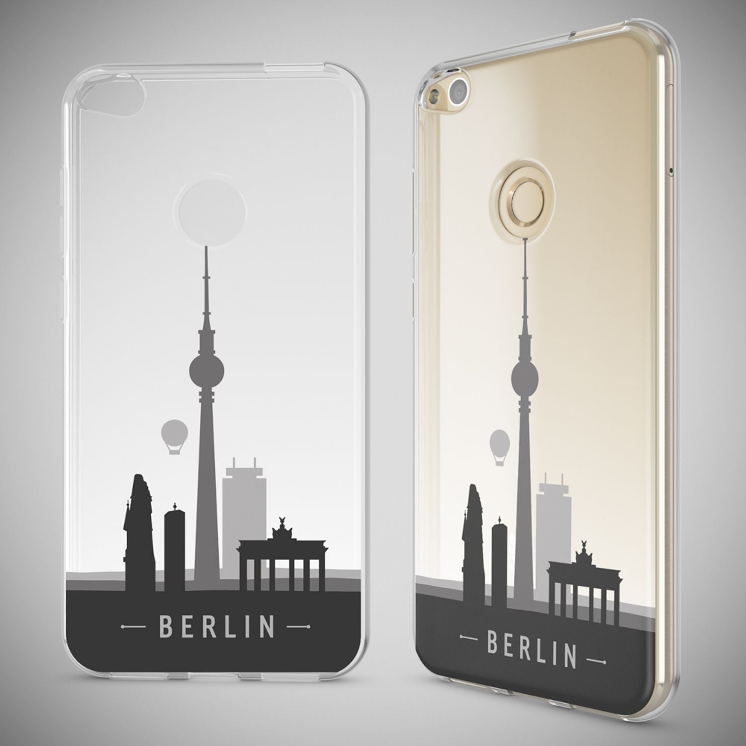 Huawei P8 Lite 2017 Hülle Handyhülle von NALIA, Slim Silikon Motiv Schutz Case Always Happy NALIA