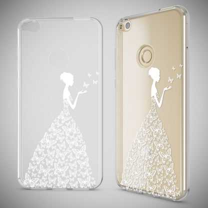 Huawei P8 Lite 2017 Hülle Handyhülle von NALIA, Slim Silikon Motiv Schutz Case Always Happy NALIA