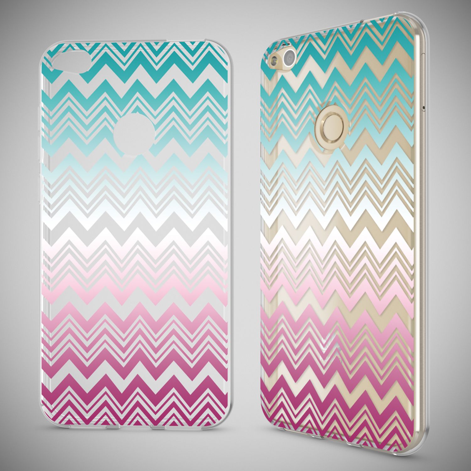 Huawei P8 Lite 2017 Hülle Handyhülle von NALIA, Slim Silikon Motiv Schutz Case Circle Flowers NALIA