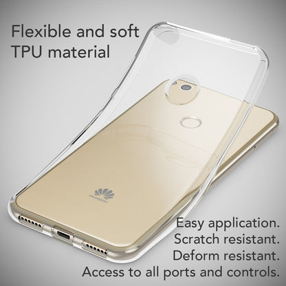 Huawei P8 Lite 2017 Hülle Handyhülle von NALIA, Slim Silikon Motiv Schutz Case Pattern Flowers NALIA