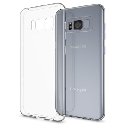 Samsung Galaxy S8 Handy Hülle von NALIA, Silikon Case Cover Transparent Bumper Default Title NALIA Transparente Hülle