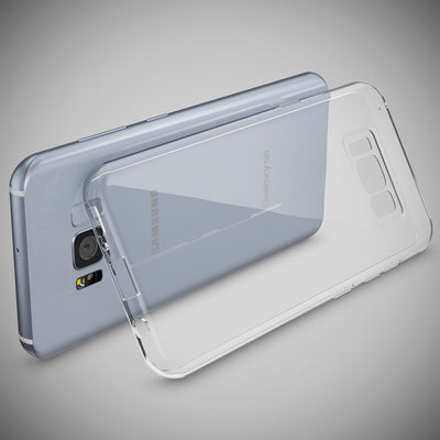 NALIA Transparente Silikonhülle für Samsung Galaxy S8 – Anti-Gelb & Rutschfest – GLAZE (Handyhülle Kristallklar, Schlank & Stoßfest) – Marke aus Berlin Default Title NALIA Transparente Hülle