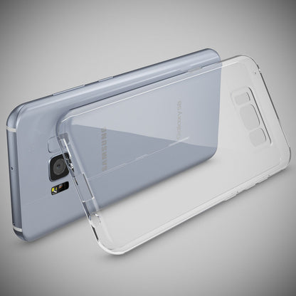 Samsung Galaxy S8 Handy Hülle von NALIA, Silikon Case Cover Transparent Bumper Default Title NALIA Transparente Hülle