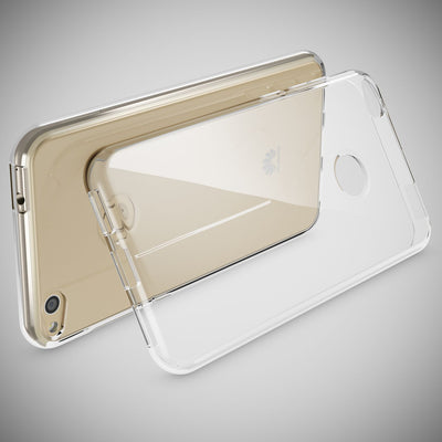 NALIA Transparente Silikonhülle für Huawei P8 Lite (2017) – Anti-Gelb & Rutschfest – GLAZE (Handyhülle Kristallklar, Schlank & Stoßfest) – Marke aus Berlin Default Title NALIA Transparente Hülle