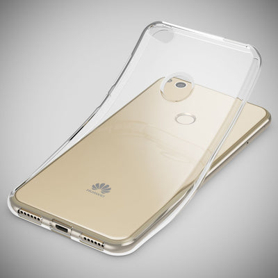 NALIA Transparente Silikonhülle für Huawei P8 Lite (2017) – Anti-Gelb & Rutschfest – GLAZE (Handyhülle Kristallklar, Schlank & Stoßfest) – Marke aus Berlin Default Title NALIA Transparente Hülle