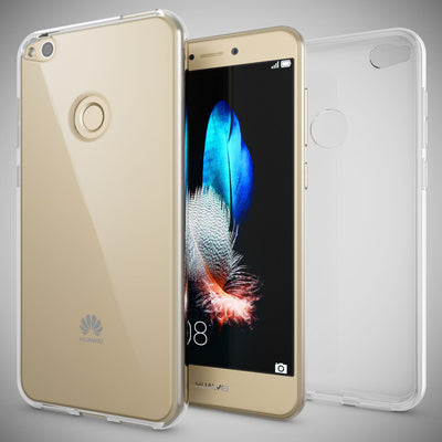 NALIA Transparente Silikonhülle für Huawei P8 Lite (2017) – Anti-Gelb & Rutschfest – GLAZE (Handyhülle Kristallklar, Schlank & Stoßfest) – Marke aus Berlin Default Title NALIA Transparente Hülle