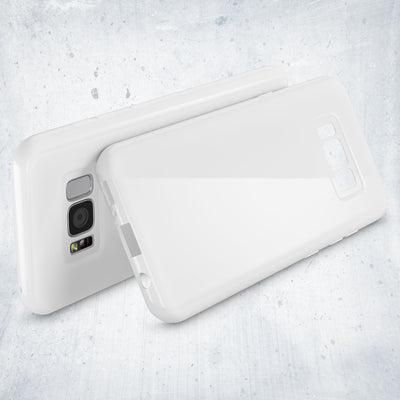 NALIA Handyhülle kompatibel mit Samsung Galaxy S8 Plus, Jelly Case Schutzhülle Ultra-Slim Silikon Back-Cover, Dünne Gummi Hülle Handy-Tasche Schale, Smart-Phone Bumper Skin Etui NALIA Protective Hülle
