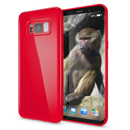 Samsung Galaxy S8 Plus Handy Hülle von NALIA, Silikon Case Cover Bumper Schutz Schwarz NALIA