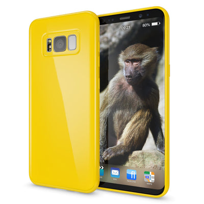 NALIA Handyhülle kompatibel mit Samsung Galaxy S8 Plus, Jelly Case Schutzhülle Ultra-Slim Silikon Back-Cover, Dünne Gummi Hülle Handy-Tasche Schale, Smart-Phone Bumper Skin Etui Schwarz NALIA Protective Hülle