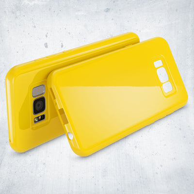 NALIA Handyhülle kompatibel mit Samsung Galaxy S8 Plus, Jelly Case Schutzhülle Ultra-Slim Silikon Back-Cover, Dünne Gummi Hülle Handy-Tasche Schale, Smart-Phone Bumper Skin Etui Schwarz NALIA Protective Hülle