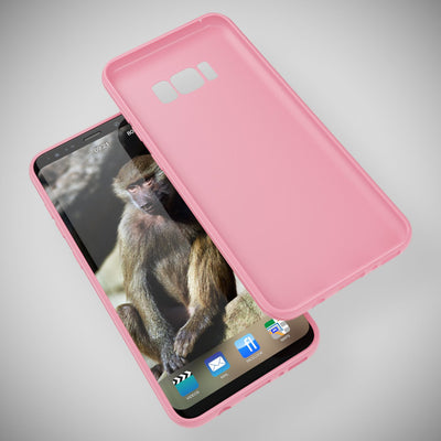 NALIA Handyhülle kompatibel mit Samsung Galaxy S8 Plus, Jelly Case Schutzhülle Ultra-Slim Silikon Back-Cover, Dünne Gummi Hülle Handy-Tasche Schale, Smart-Phone Bumper Skin Etui Schwarz NALIA Protective Hülle
