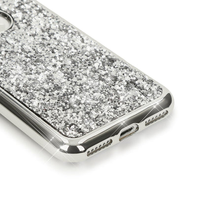 NALIA Handyhülle kompatibel mit iPhone 7, Glitzer Slim Back-Cover Case mit Maus Ohren, Glitter Silikon Hülle Schutzhülle Dünn, Strass Bling Etui Handy-Tasche Smart-Phone Bumper NALIA Protective Hülle