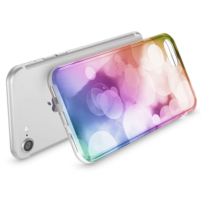 NALIA Handyhülle kompatibel mit iPhone SE 2020 / 8 / 7 Hülle, Motiv Case Silikon Cover Glänzend Durchsichtig Dünn, Glitzer Schutzhülle Handy-Tasche Backcover Bumper TPU Etui NALIA Protective Hülle