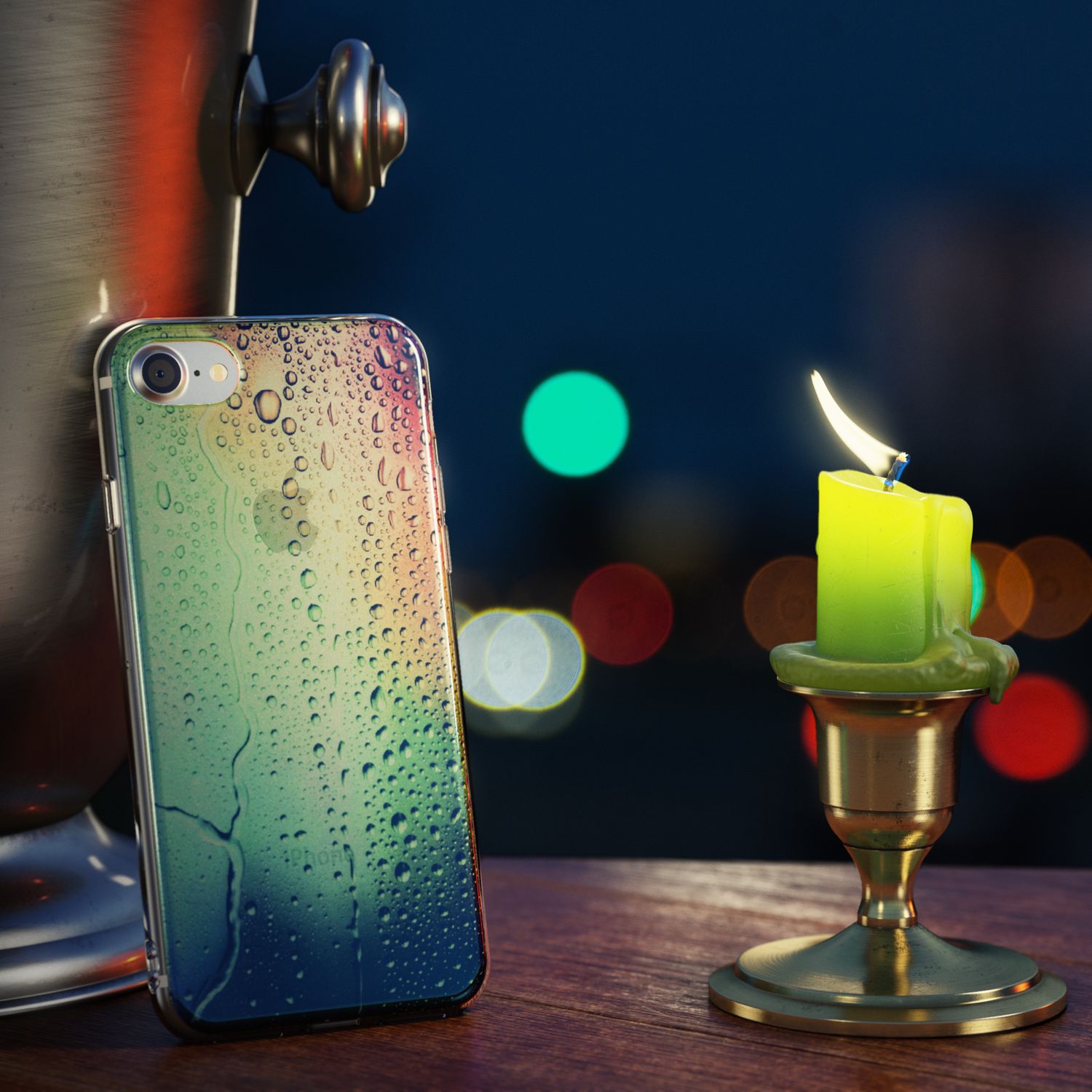 NALIA Handy Hülle für iPhone SE 2020 / 8 / 7, Motiv Case Cover Schutz Tasche TPU NALIA