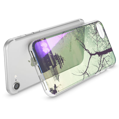 NALIA Handyhülle kompatibel mit iPhone SE 2020 / 8 / 7 Hülle, Motiv Case Silikon Cover Glänzend Durchsichtig Dünn, Glitzer Schutzhülle Handy-Tasche Backcover Bumper TPU Etui NALIA Protective Hülle