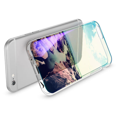 NALIA Handyhülle kompatibel mit iPhone 6 6S, Motiv Glitzer Design Slim Silikon Case Cover, Crystal Schutzhülle Dünn Durchsichtig, Handy-Tasche Hülle Backcover Bumper Etui Pastel Geometry NALIA Protective Hülle