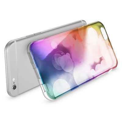 NALIA Handyhülle kompatibel mit iPhone 6 6S, Motiv Glitzer Design Slim Silikon Case Cover, Crystal Schutzhülle Dünn Durchsichtig, Handy-Tasche Hülle Backcover Bumper Etui Pastel Geometry NALIA Protective Hülle
