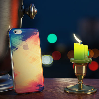 NALIA Handyhülle kompatibel mit iPhone 6 6S, Motiv Glitzer Design Slim Silikon Case Cover, Crystal Schutzhülle Dünn Durchsichtig, Handy-Tasche Hülle Backcover Bumper Etui Pastel Geometry NALIA Protective Hülle