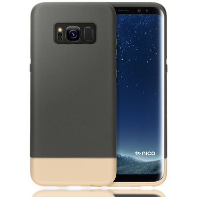 NALIA Handyhülle kompatibel mit Samsung Galaxy S8 Plus, Stoßfeste Schutzhülle Back-Cover Handy-Tasche Matt, Dünnes Slider Hardcase Zwei-teilig, Slim Etui Smart-Phone Hülle Bumper NALIA Protective Hülle