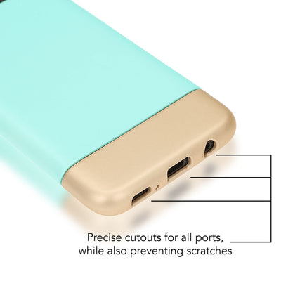 NALIA Handyhülle kompatibel mit Samsung Galaxy S8 Plus, Stoßfeste Schutzhülle Back-Cover Handy-Tasche Matt, Dünnes Slider Hardcase Zwei-teilig, Slim Etui Smart-Phone Hülle Bumper NALIA Protective Hülle