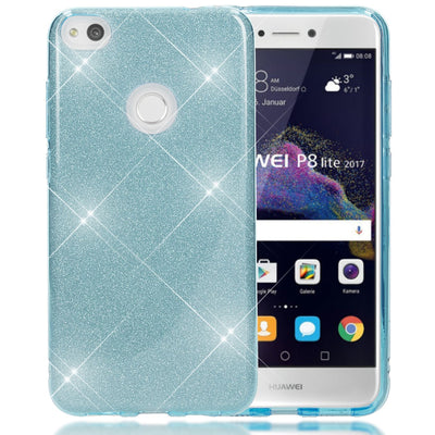 NALIA Handyhülle kompatibel mit Huawei P8 Lite 2017, Glitzer Slim Silikon-Case Back-Cover Schutzhülle, Glitter Sparkle Handy-Tasche Bumper, Dünne Bling Strass Smart-Phone Hülle NALIA Protective Hülle