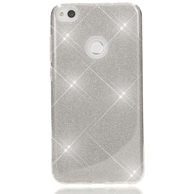 NALIA Handyhülle kompatibel mit Huawei P8 Lite 2017, Glitzer Slim Silikon-Case Back-Cover Schutzhülle, Glitter Sparkle Handy-Tasche Bumper, Dünne Bling Strass Smart-Phone Hülle NALIA Protective Hülle