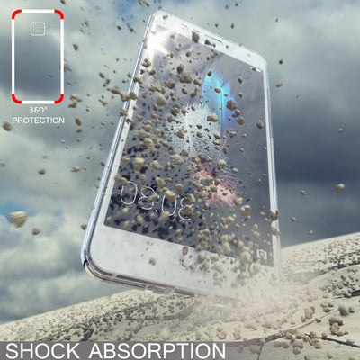 NALIA 360 Grad Hülle kompatibel mit Huawei P10 Lite, Full Cover Vorne Hinten Rundum Schutzhülle, Dünnes Ganzkörper Silikon Case Transparent Handyhülle Display Rückseite Etui Transparent NALIA Protective Hülle