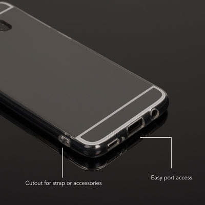 NALIA Spiegel Hülle kompatibel mit Samsung Galaxy S8, Ultra-Slim Mirror Case TPU Silikon Handyhülle, Dünne Schutzhülle Back-Cover verspiegelt, Handy-Tasche Bumper Smart-Phone Etui Rose Gold NALIA Protective Hülle
