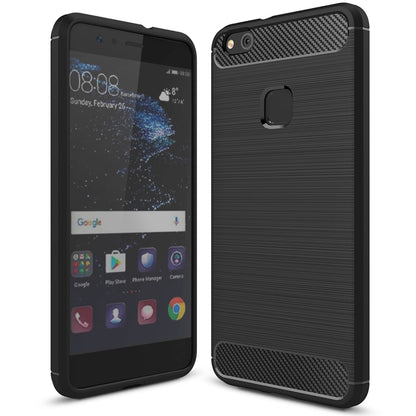 Huawei P10 Lite Hülle Handyhülle von NALIA, Dünnes Silikon TPU Cover Case Bumper Schwarz NALIA Protective Hülle