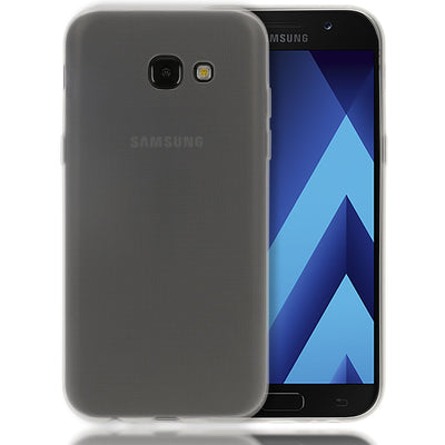NALIA Handyhülle kompatibel mit Samsung Galaxy A5 2017, Jelly Case Schutzhülle Ultra-Slim Silikon Back-Cover, Dünne Gummi Hülle Handy-Tasche Schale, Smart-Phone Bumper Skin Etui Transparent NALIA Protective Hülle