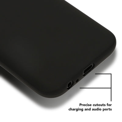 NALIA Handyhülle kompatibel mit Samsung Galaxy A5 2017, Jelly Case Schutzhülle Ultra-Slim Silikon Back-Cover, Dünne Gummi Hülle Handy-Tasche Schale, Smart-Phone Bumper Skin Etui Schwarz NALIA Protective Hülle