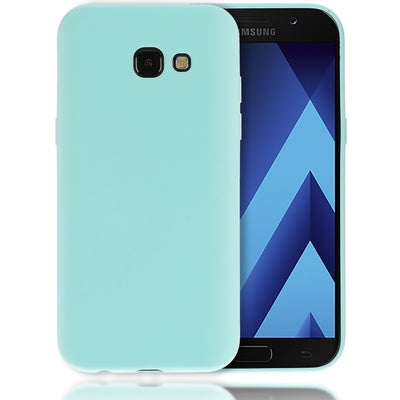 NALIA Handyhülle kompatibel mit Samsung Galaxy A5 2017, Jelly Case Schutzhülle Ultra-Slim Silikon Back-Cover, Dünne Gummi Hülle Handy-Tasche Schale, Smart-Phone Bumper Skin Etui Schwarz NALIA Protective Hülle