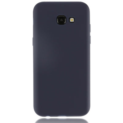 NALIA Handyhülle kompatibel mit Samsung Galaxy A5 2017, Jelly Case Schutzhülle Ultra-Slim Silikon Back-Cover, Dünne Gummi Hülle Handy-Tasche Schale, Smart-Phone Bumper Skin Etui Schwarz NALIA Protective Hülle