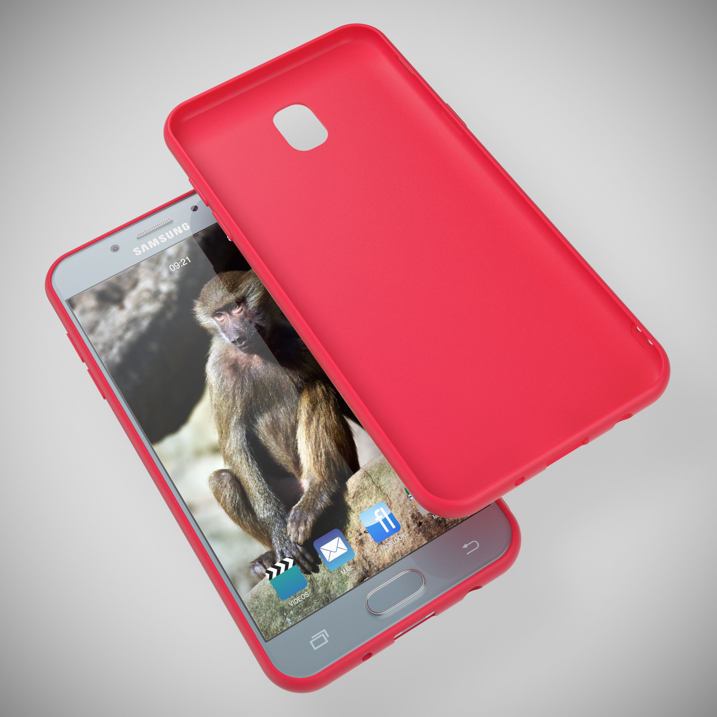 NALIA Handy Hülle für Samsung Galaxy J5 2017 (EU-Modell), TPU Silikon Case Cover NALIA
