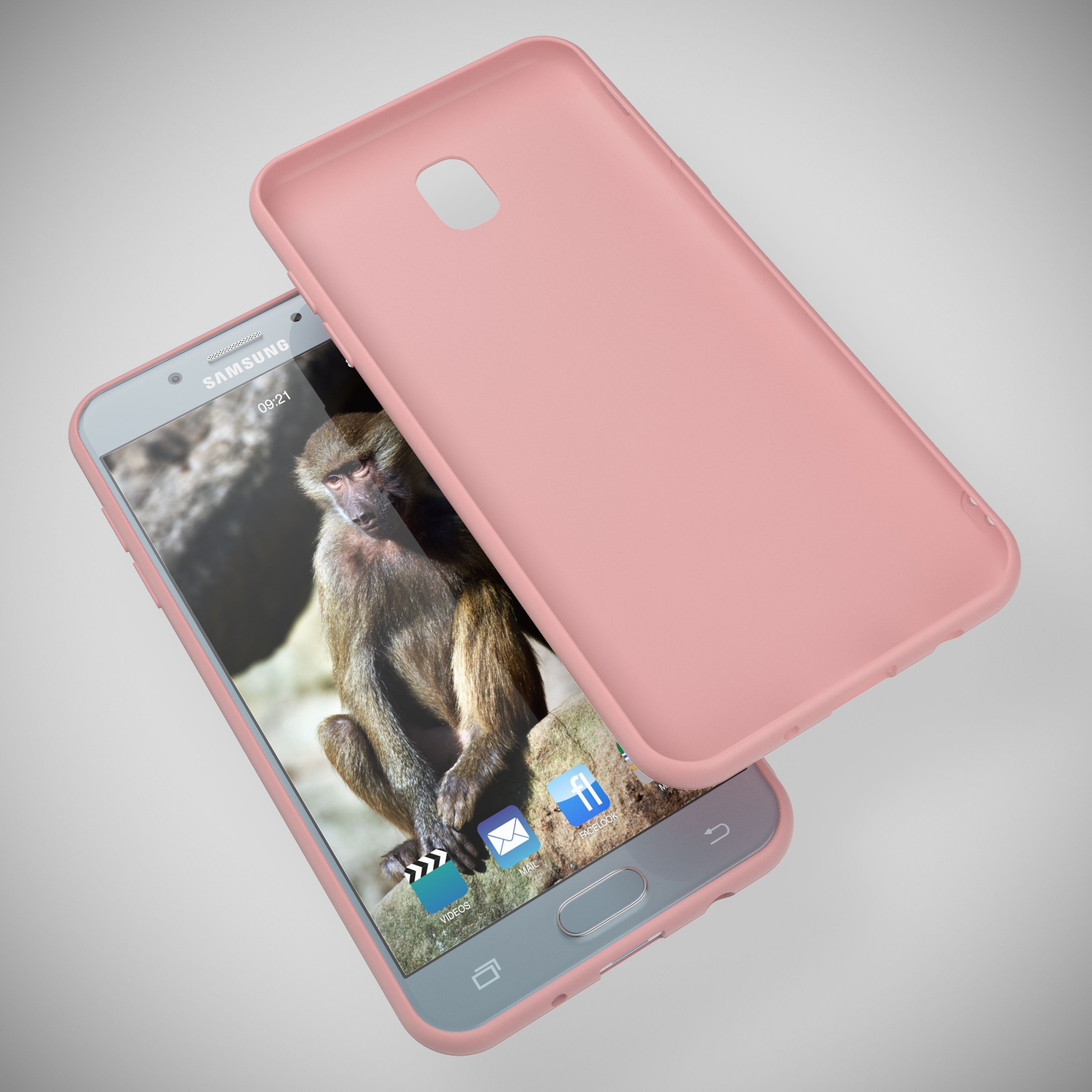 NALIA Handy Hülle für Samsung Galaxy J5 2017 (EU-Modell), TPU Silikon Case Cover NALIA