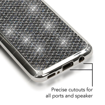 NALIA Handyhülle kompatibel mit Samsung Galaxy S8 Plus, Glitzer Slim Silikon-Case Back-Cover Schutzhülle, Glitter Sparkle Handy-Tasche Bumper, Dünne Bling Strass Smart-Phone Hülle NALIA Protective Hülle