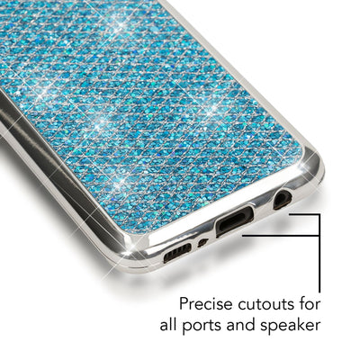 NALIA Handyhülle kompatibel mit Samsung Galaxy S8 Plus, Glitzer Slim Silikon-Case Back-Cover Schutzhülle, Glitter Sparkle Handy-Tasche Bumper, Dünne Bling Strass Smart-Phone Hülle Rot NALIA Protective Hülle
