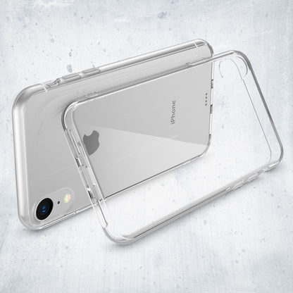 NALIA Handyhülle für iPhone XR, Ultra-Slim Silikon Case Cover Crystal Clear Etui Transparent NALIA