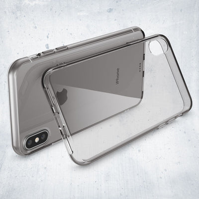 NALIA Handyhülle kompatibel mit iPhone X XS, Ultra-Slim Silikon Case Cover Crystal Schutzhülle Dünn Durchsichtig, Etui Handy-Tasche Schale Backcover Transparent Smart-Phone Bumper Transparent NALIA SlimFit Hülle