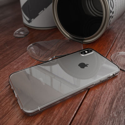 NALIA Handyhülle kompatibel mit iPhone X XS, Ultra-Slim Silikon Case Cover Crystal Schutzhülle Dünn Durchsichtig, Etui Handy-Tasche Schale Backcover Transparent Smart-Phone Bumper Transparent NALIA SlimFit Hülle