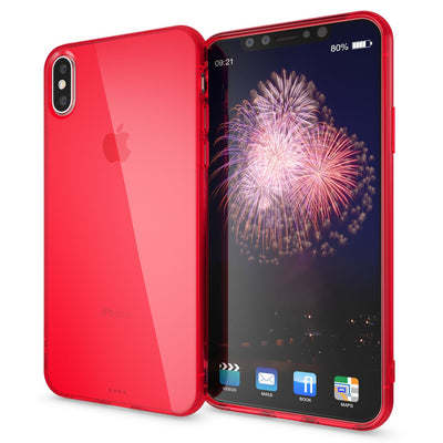 NALIA Handyhülle kompatibel mit iPhone X XS, Ultra-Slim Silikon Case Cover Crystal Schutzhülle Dünn Durchsichtig, Etui Handy-Tasche Schale Backcover Transparent Smart-Phone Bumper Transparent NALIA SlimFit Hülle