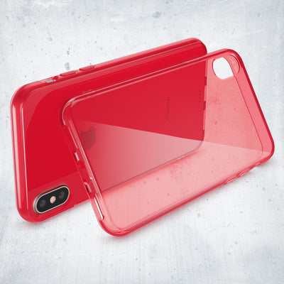NALIA Handyhülle kompatibel mit iPhone X XS, Ultra-Slim Silikon Case Cover Crystal Schutzhülle Dünn Durchsichtig, Etui Handy-Tasche Schale Backcover Transparent Smart-Phone Bumper Transparent NALIA SlimFit Hülle